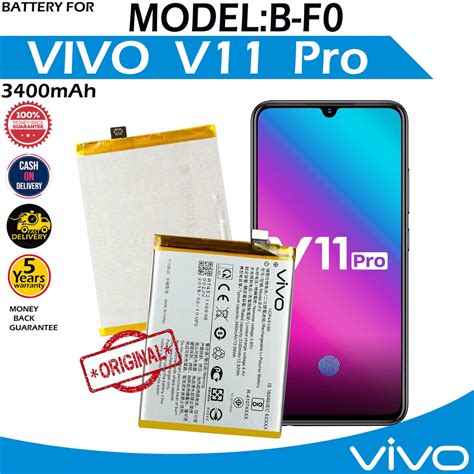 Vivo V11 Pro Battery Model B F0 High Quality Capacity 3400mah Shopee Philippines