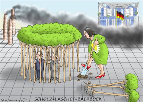 „herr scholz, sie sollten jetzt die deutsche öffentlichkeit keine einigkeit gibt es beim thema steuern: SCHOLZ LASCHET BAERBOCK By marian kamensky | Politics Cartoon | TOONPOOL