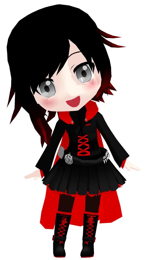 Mmd Rummy Rwby Ruby Rose Dl By Celestcsilvari On Deviantart