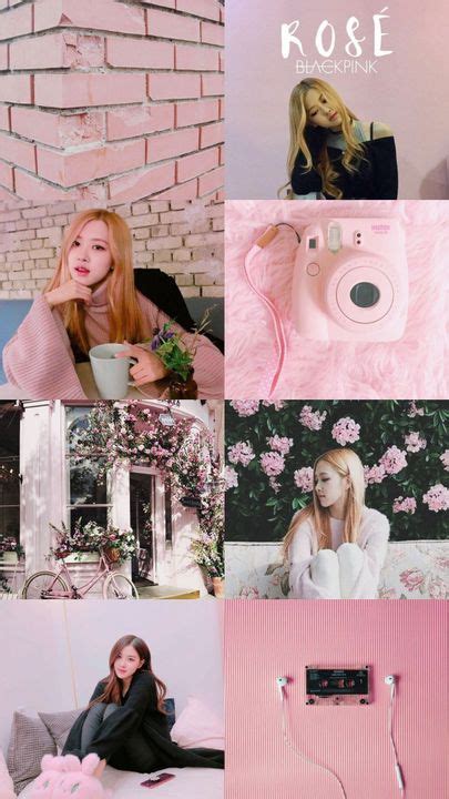 Best wall paper rose blackpink aesthetic 65+ ideas. KPOP Aesthetic Collage (REQUESTS CLOSED) - Blackpink Rose ...
