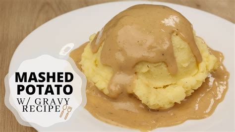 Mashed Potatoes With Gravy Sauce Recipe Pinoy Style Youtube