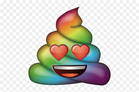 Animated Rainbow Poop Emoji  Hd Png Download Vhv