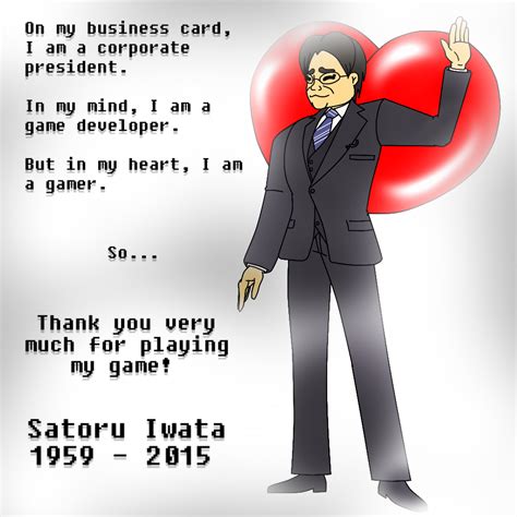 farewell mr iwata iwata mr play my game