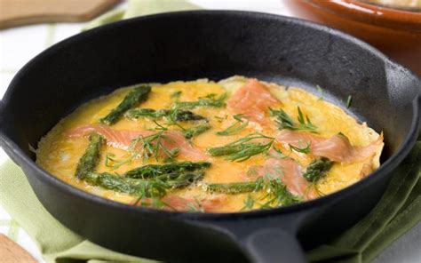 Omelet Met Zalm En Asperges Libelle Lekker