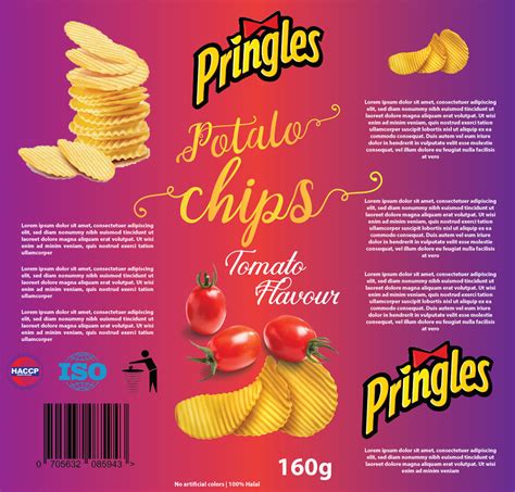 Simple Label Design Pepsi Pringles On Behance