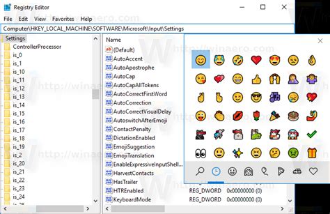 Enable Emoji Picker In Windows 10