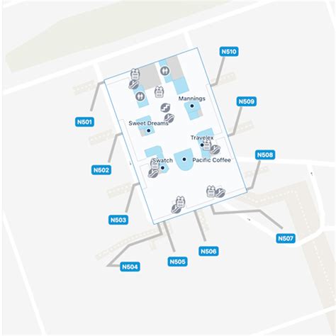 Hong Kong Airport Map Hkg Terminal Guide