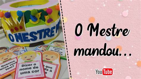 O Mestre Mandou Para Imprimir