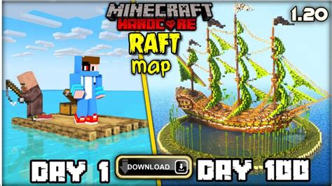 How To Download Raft Survival Map For Minecraft Pe Mcpe Youtube