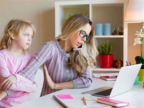 Mom Ignoring Daughter While Working Reach Out Recovery