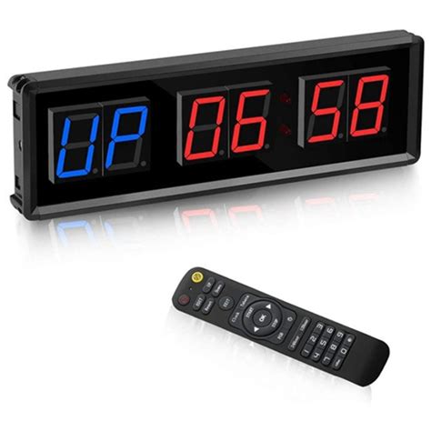 Gym Timerled Interval Timer Digital Countdown Wall Mounted Clock