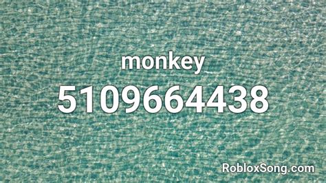 Monkey Roblox Id Roblox Music Codes