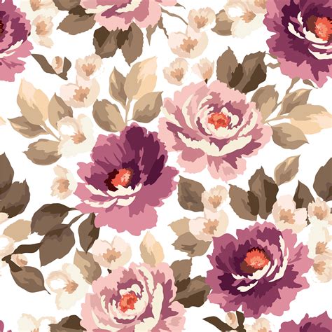 Flowers Pattern Ppt Background 171 Ppt Backgrounds Templates Gambaran