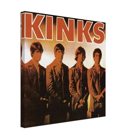 The Kinks Self Titled Album Cover Framed Canvas Available Etsy Uk Album Covers Canvas