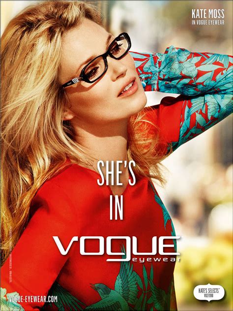 Kate Moss Vogue Eyewear Spring Summer 2012 Fashion Style