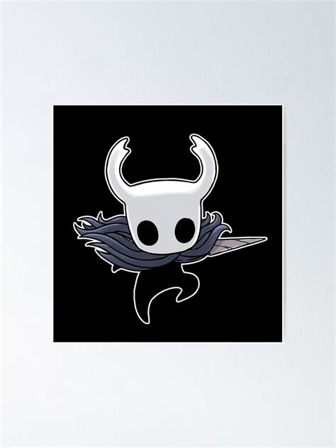 Hollow Knight Attack Border Poster By Littlesmarthy Redbubble