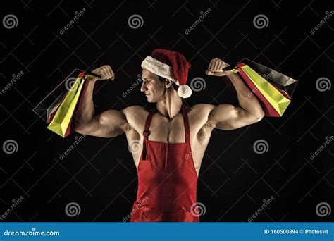 Babbo Natale Per Adulti Torace Muscolare Del Macho Atletico Sexy A Santa Claus L Uomo Muscolare
