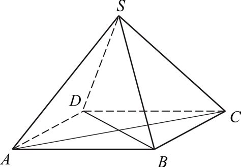 Podstawą Ostrosłupa Na Poniższym Rysunku Jest Kwadrat - Podstawą ostrosłupa prawidłowego czworokątnego ABCDS jest kwadrat ABCD