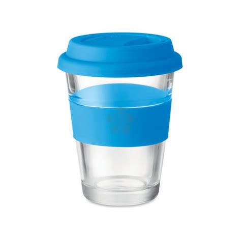 Promotional Glass Travel Mug Personalised By Mojo Promotions