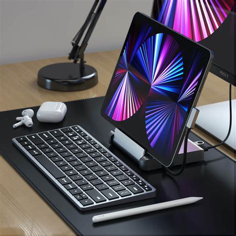 Satechi Launches Foldable Aluminum Stand And Hub For New Apple Ipad Pro