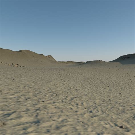 Sand Desert Terrain 3d Max