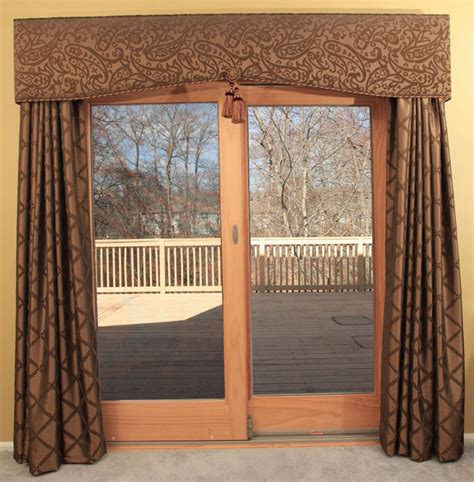 Install our all new & exclusive faux wood blinds without tools or drilling. Window Valance for Sliding Door that will Present Mesmerizing Outlook in Your Home Decorating ...