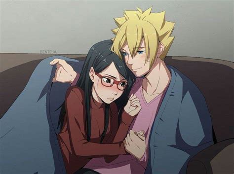 Боруто и Сарада Anime Naruto Naruto Mangá