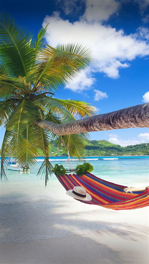 Perfect Tropical Paradise Beach Of Seychelles Island With