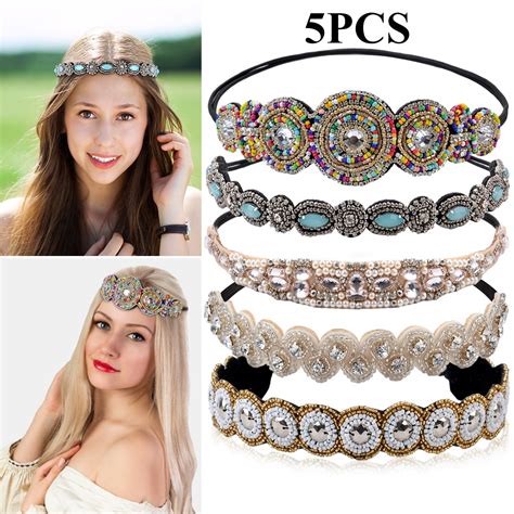 Clothes Shoes And Accessories Women Pretty Headband Rhinestone Crystal