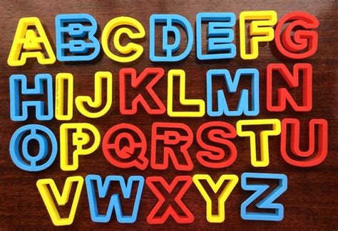 Complete Set Of 26 Alphabet Letters Cookie Or Dough Cutters