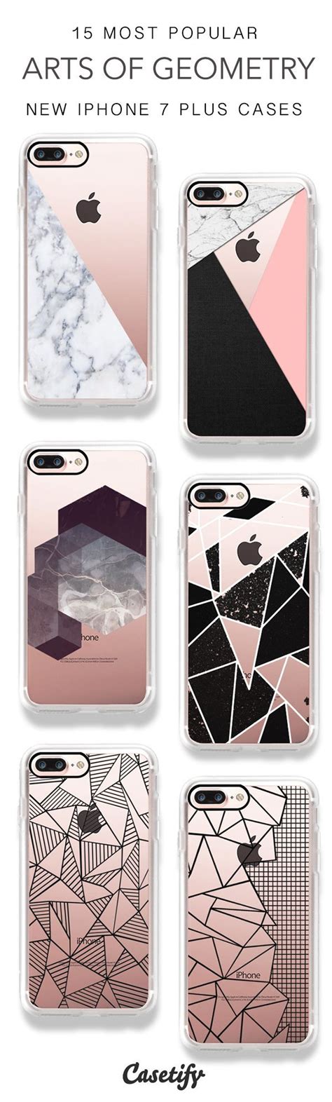 Four Iphone Cases With Different Geometric Designs On Them All In