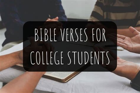 27 Inspiring Bible Verses For College Students
