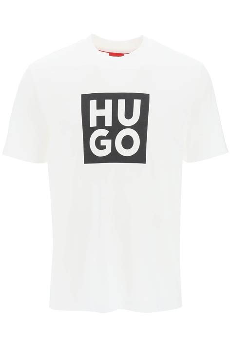 men s jersey t shirt with logo by hugo coltorti boutique