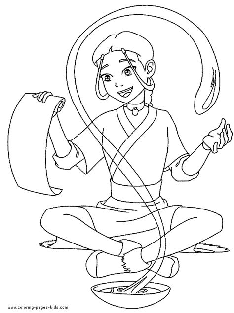 Coloring would prove to be an educating activity to spend their free time. Avatar The Last Airbender color page - Coloring pages for ...