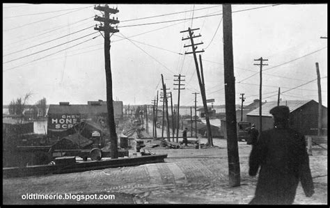 Old Time Erie State Street Erie Pa Pre Bayfront Highway