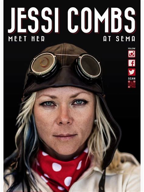 Jessi Combs Meet Her At Sema Cover Poster For Sale By Alecustom Redbubble