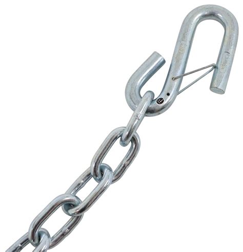 72 Long Safety Chain With 14 S Hook With Latch 5000 Lbs Qty 1