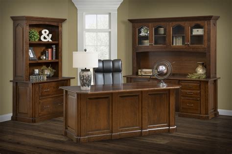 Signature 5-Piece Office Set from DutchCrafters Amish Furniture