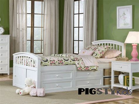 Shop kids bedroom furniture from staples.ca. white beds for girls | Yale White Twin Bed with Storage ...