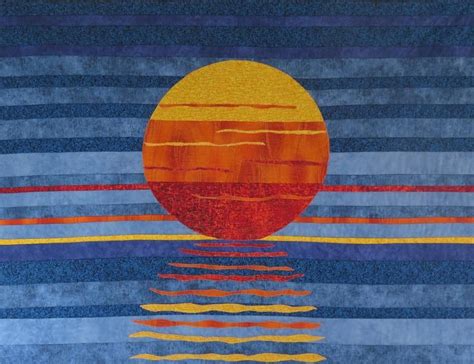 Sunset Quilt Pattern Quilting Pattern Moonrise Sewing Etsy