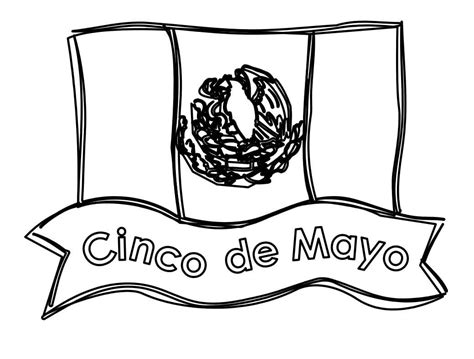 Dibujos De Cinco De Mayo 1 Para Colorear Para Colorear Pintar E