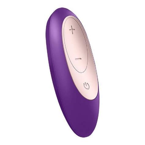 Satisfyer Partner Double Plus Remote Control Couples Massager Purple