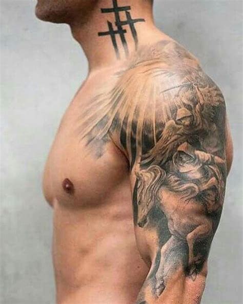 150 Best Shoulder Tattoos For Men 2020 Tribal Designs