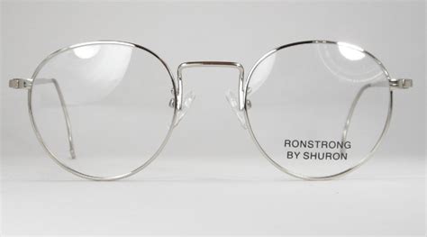 optometrist attic shuron silver wire rim ronstrong ful vue eyeglasses