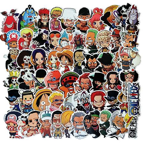 One Piece Anime Sticker Pack Of 60 Stickers Aesthetic Anime Stickers