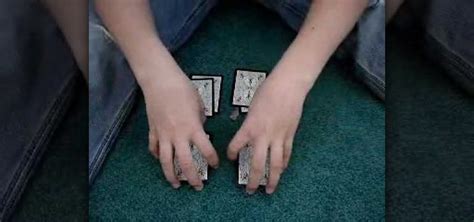 How To Perform The Four Pile Card Trick Card Tricks Wonderhowto