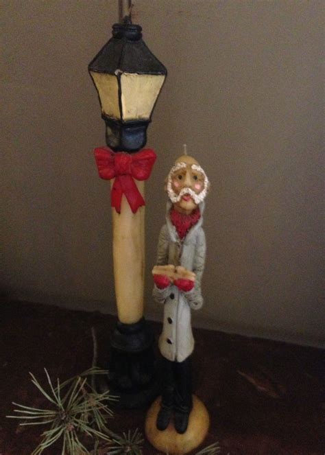 Caroler Candle Crafts Holiday Season Christmas