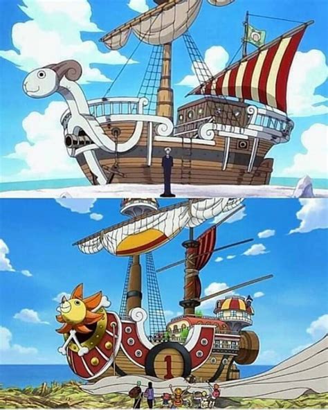 Going Merry And Thousand Sunny Cool Anime Pictures Pirate Ship