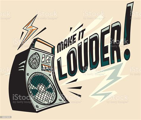 Make It Louder Stock Illustration Download Image Now Rock Music