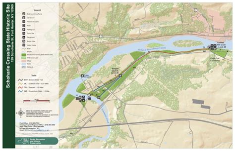 Schoharie Crossing State Historic Site Trail Map By New York State